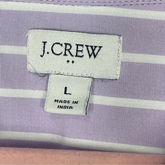J.CREW Women's Striped Modern Button-Up Shirt, Large‎ - Picture 5 of 7